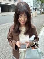 ニール 名古屋 伏見 丸の内(NEELU)&nbsp;【RIE】顔まわりレイヤーベージュ