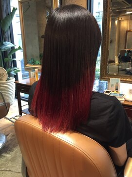 サロンドミルク 原宿(salon de MiLK) 【サロンドミルク原宿】アクセサリーカラー×チェリーレッド