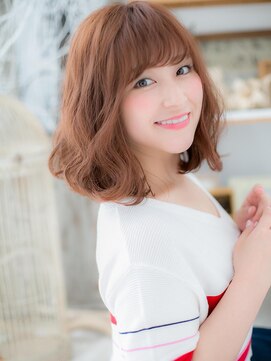 カバーヘア 上尾西口店(COVER HAIR) 目力UP&大人かわいい♪くせ毛風ミディa