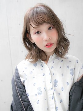 ルティア 池袋(Lutia) 外ハネ×ベージュ