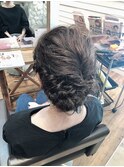 お洒落パーティーヘアー