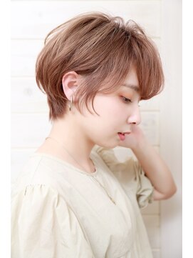 オーシャン(Ocean) [OCEAN Hair&Life藤原純] レイヤーショート×ピンクアッシュ☆