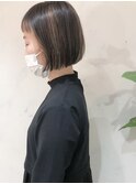 ボブ×セクションカラー