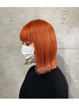 ヘアーデザイン アルエ(HAIR×design ARUE) 【YUGO】vivid orange