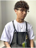 スペインカールツイストスパイラルパーママッシュメンズヘア横浜
