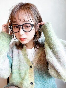 アルバム 池袋(ALBUM) レイヤーカットウルフレイヤー_外ハネボブ_69183