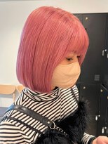 ホーム(HOME)&nbsp;ダブルカラーピンクベージュケアブリーチハイトーン髪質改善