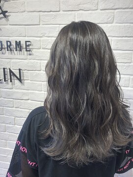 ヘア スパ ビューティー エールフォルム(HAIR SPA BEAUTY YELLFORME) 透明感スモークアッシュグレージュ