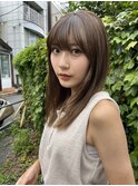 重ためバングストレート