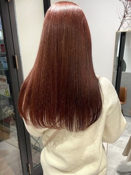 ラミエバイメルト 下北沢(lamie by melt) 毛利/ 春人気 透け感 明るめ コーラルピンクラベンダーベージュ