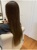 《髪質改善》透明感ベージュカラー+髪質改善トリートメント