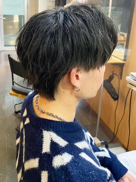 ヘアークリエイ トポライトウィロー 烏丸(Hair Create Polite willow) 20代30代メンズクラウドマッシュ丸み束感ビジカジトレンド