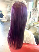 ヘア スパ リゾート リアン(hair spa resort Lien)&nbsp;ロングスタイル　ラベンダーカラー