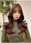 韓国ヘア/くびれヘア/前髪あり/顔まわりカット/渋谷