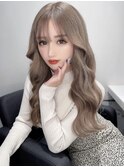 ミルクティーシールエクステ韓国ヘア 表参道