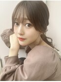 【艶感★韓国前髪】韓国風顔周り20代30代大人可愛いカール