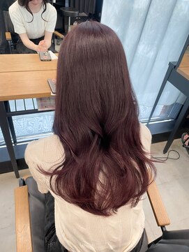 アリュウル 表参道 青山(Allure) ピンクバイオレット　レイヤーカット　学割U24