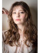 カバーヘアアンドスパ ブリス 浦和(COVER HAIR&SPA bliss)&nbsp;グレージュアッシュ大人かわいい波巻きロングw浦和20代30代40代