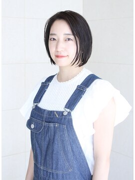 ソッリーソ ヘア(sorriso hair) 【sorriso hair桜山】切りっぱなしあごラインボブ