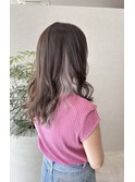 【Lowe'】インナーカラー×ホワイトラベンダー