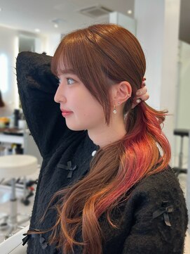 シティーバイローウェ 表参道(City/louwe) フェイスレイヤー/小顔見せ顔まわり/ピンクインナー