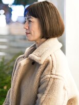 ビュートリアム 福岡(BEAUTRIUM) 乾かすだけで決まる重さを残したフラットボブヘアー