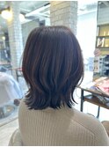 ミディアムレイヤースタイル