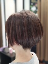 ヘアースタジオ ジェイワン(hair studio J ONE)&nbsp;30代40代50代60代　脱白髪染め　ブリーチ無しベリーショートボブ