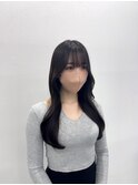 イメチェン/ホワイトブロンド/外ハネボブ/美髪/渋谷