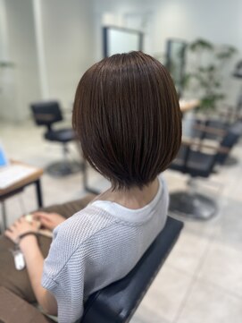 ケンジ 南林間(KENJE) ボブ×レイヤー×アッシュベージュカラー【南林間】