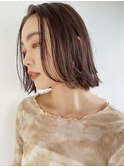 【川西能勢口】リラクシーボブ◎くすみベージュ