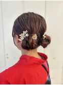 やるツインお団子アレンジ