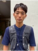 薬院【honen】センタパート波巻きパーマメンズマッシュmen's