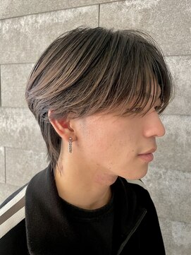 ニアウ 伊勢崎連取店(Niau) メンズマッシュウルフニュアンスパーマメンズパーマ