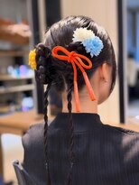 ニカイ(2F)&nbsp;成人式ヘアアレンジ/黒髪