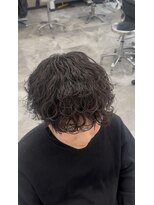 オム ブランシェ(HOMME BLANCHE’)&nbsp;【Seira】波巻きパーマ×ケアクリームパーマ