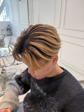 ヘアーアンドメイク ニューヨークニューヨーク 姫路店(Hair&Make NYNY) メンズ/シャドウルーツ/ブリーチ/ベージュ