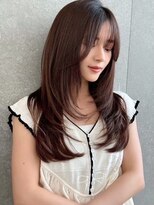 レーヴバイロンド 仙台(Reve by Lond)&nbsp;大人ガーリー髪質改善ミディアムレイヤーカットハッシュカット