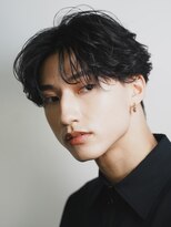 フィフス 渋谷(fifth)&nbsp;渋谷緩めフェザーニュアンスパーマセンターパートパーマ落とし