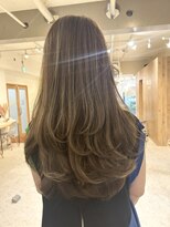 ウィル 野田阪神店(WiLL) 白髪を活かして馴染ませる、大人のハイライト×レイヤー