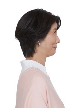 えがお美容室 【えがお美容室】毛先に動き◎華やか王道ショートボブ