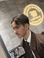 フランクスバーバーリベラルド 横浜(FRANK'S BARBER LIBERALD)&nbsp;MEN’S HAIR/センターパート　ST