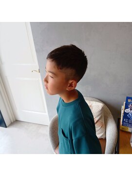 ゴエン(goen) ジュニア2ブロックベリーショート