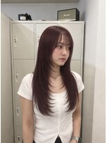 エイチ(H)&nbsp;ミディアムヘアボブハンサムショートハイライトミニボブショート