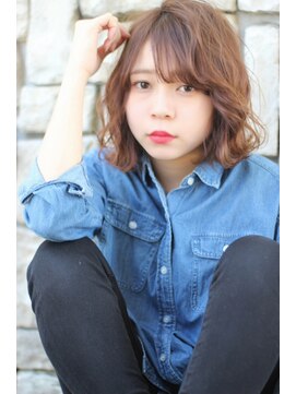 リュドール 一宮(Rue D'or) 大人かわいい無造作フェミニンボブ☆リュドール一宮☆by川部