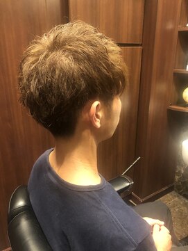 ヒロギンザ 田町店(HIRO GINZA) メンズアシンメトリーツーブロック束感スタイル/理容室/田町/