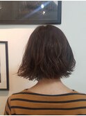 ぱつっとボブ×ニュアンスパーマ！　担当　遠藤至