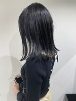 ネイヴィル オモテサンドウ(navile omotesando) ☆外ハネボブ×ダークブルージュカラー☆navile表参道