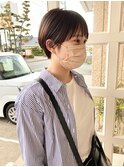 丸みが可愛いマッシュショート