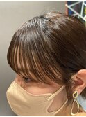 前髪カット